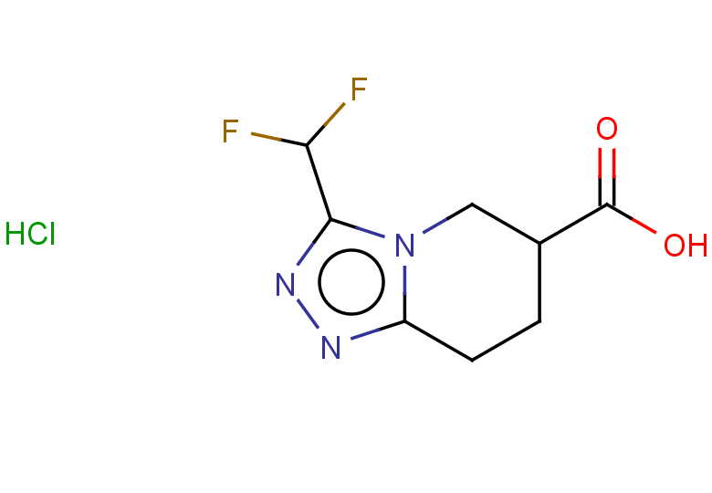3-(difluoromethyl)-5H,6H,7H,8H-[1,2,4]triazolo[4,3-a]pyridine-6-carboxylic acid hydrochloride