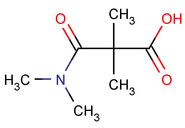 3-(dimethylamino)-2,2-dimethyl-3-oxopropanoic acid