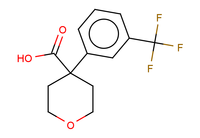 4-[3-(trifluoromethyl)phenyl]oxane-4-carboxylic acid