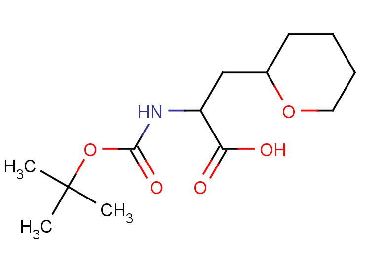 2-([(tert-butoxy)carbonyl]amino)-3-(oxan-2-yl)propanoic acid