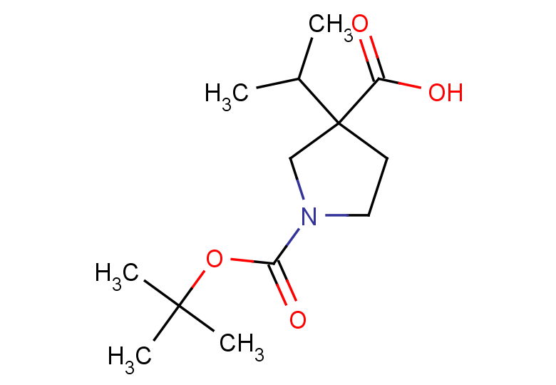 1-[(tert-butoxy)carbonyl]-3-(propan-2-yl)pyrrolidine-3-carboxylic acid