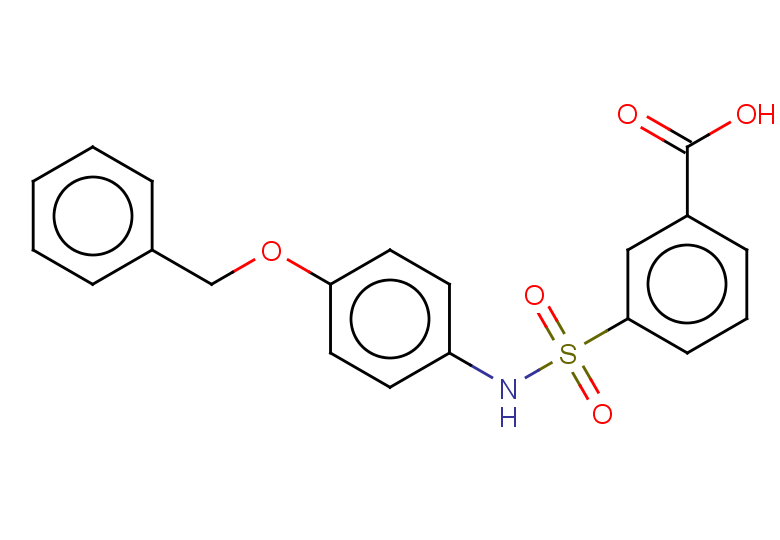 3-{[4-(benzyloxy)phenyl]sulfamoyl}benzoic acid