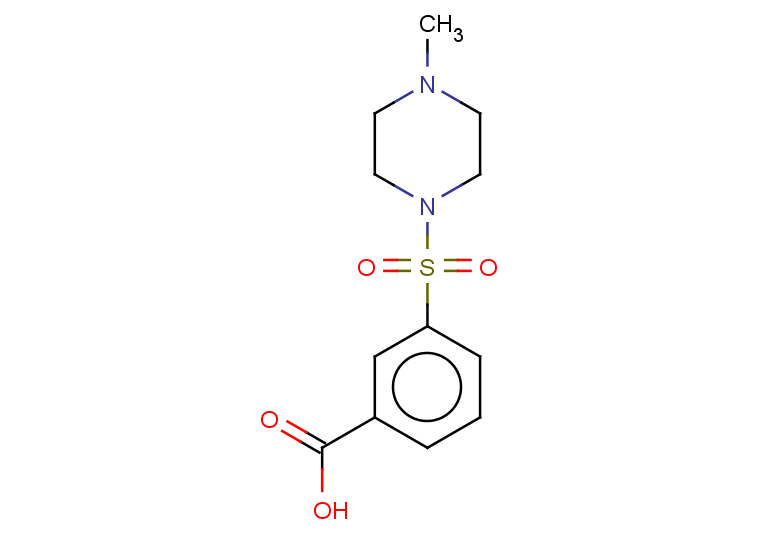 3-[(4-methylpiperazin-1-yl)sulfonyl]benzoic acid