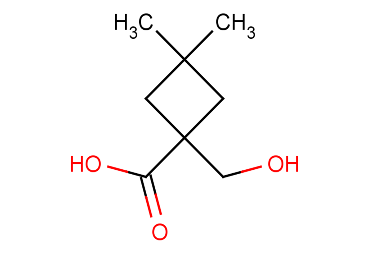 1-(hydroxymethyl)-3,3-dimethylcyclobutane-1-carboxylic acid