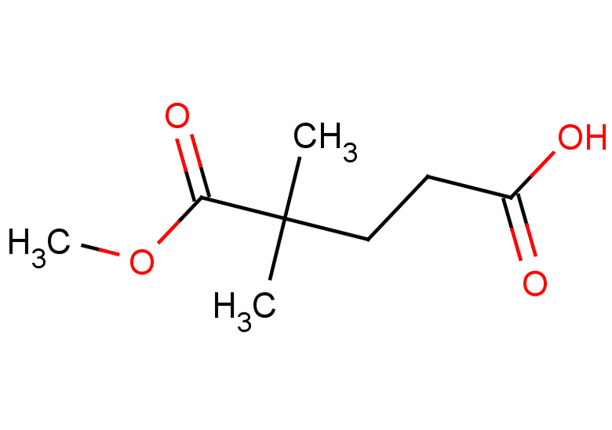 5-methoxy-4,4-dimethyl-5-oxopentanoic acid
