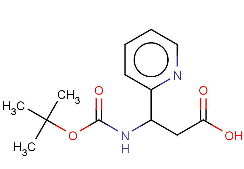 3-{[(tert-butoxy)carbonyl]amino}-3-(pyridin-2-yl)propanoic acid