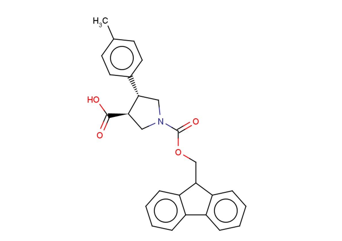 rac-(3R,4S)-1-{[(9H-fluoren-9-yl)methoxy]carbonyl}-4-(4-methylphenyl)pyrrolidine-3-carboxylic acid, trans