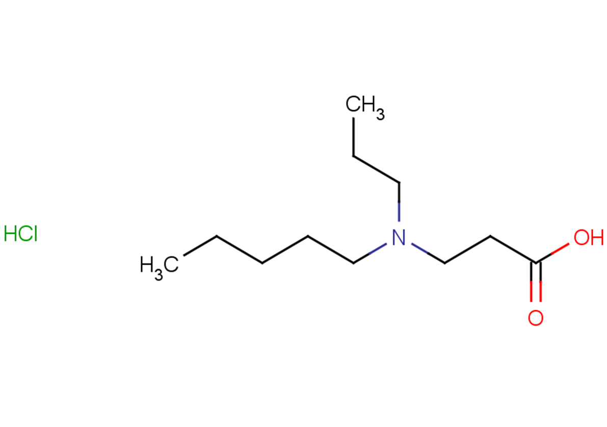 3-[pentyl(propyl)amino]propanoic acid hydrochloride