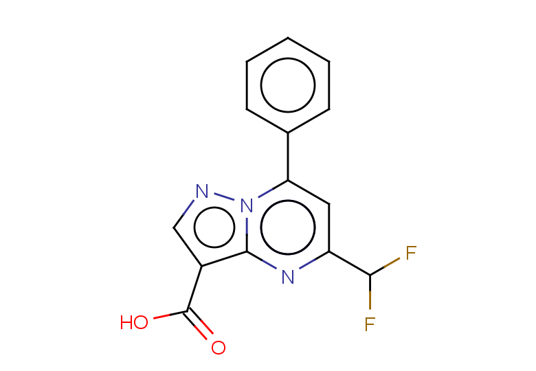 5-(difluoromethyl)-7-phenylpyrazolo[1,5-a]pyrimidine-3-carboxylic acid