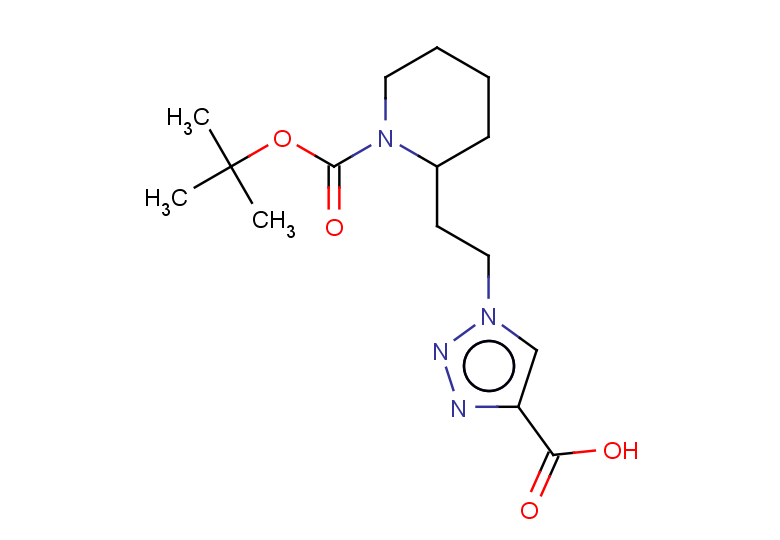 1-(2-{1-[(tert-butoxy)carbonyl]piperidin-2-yl}ethyl)-1H-1,2,3-triazole-4-carboxylic acid