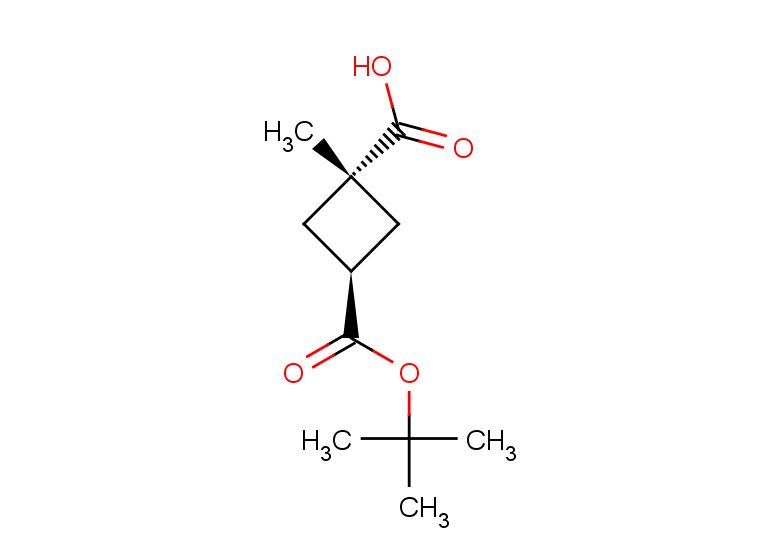 rac-(1r,3s)-3-[(tert-butoxy)carbonyl]-1-methylcyclobutane-1-carboxylic acid, trans