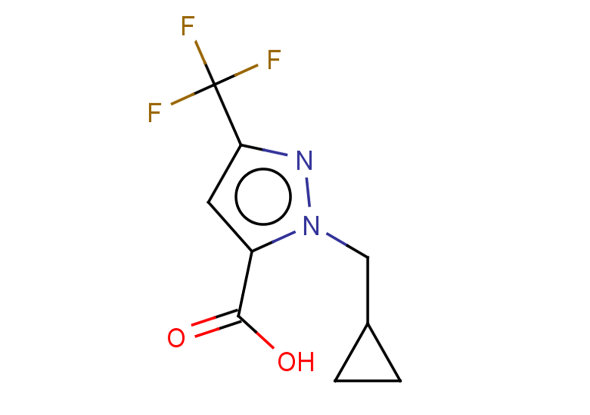 1-(cyclopropylmethyl)-3-(trifluoromethyl)-1H-pyrazole-5-carboxylic acid
