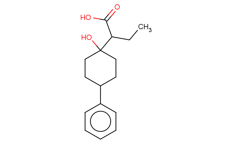 2-(1-hydroxy-4-phenylcyclohexyl)butanoic acid