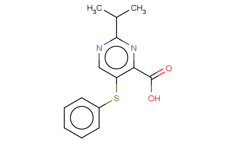 2-isopropyl-5-(phenylthio)pyrimidine-4-carboxylic acid