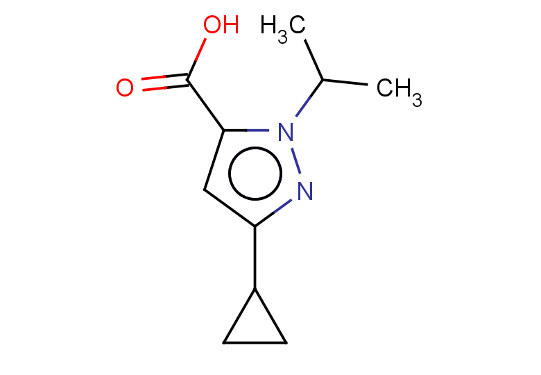 3-cyclopropyl-1-(propan-2-yl)-1H-pyrazole-5-carboxylic acid
