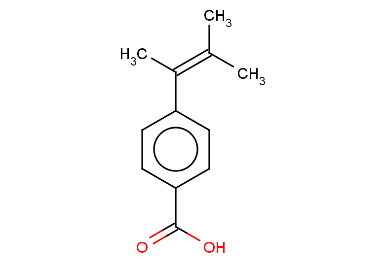 4-(1,2-dimethyl-1-propenyl)benzoic acid