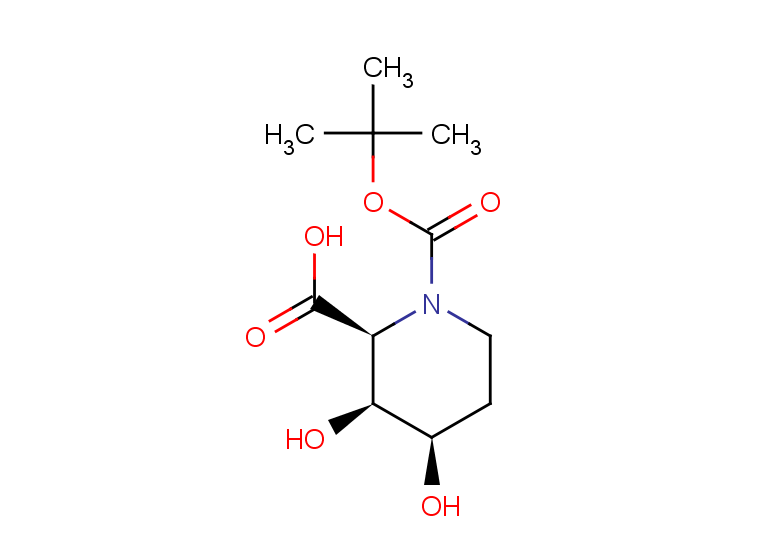 rac-(2R,3R,4S)-1-[(tert-butoxy)carbonyl]-3,4-dihydroxypiperidine-2-carboxylic acid