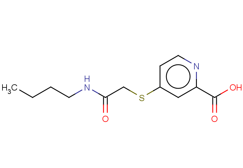 4-([(BUTYLCARBAMOYL)METHYL]SULFANYL)PYRIDINE-2-CARBOXYLIC ACID