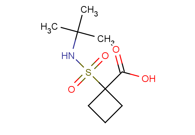 1-(tert-butylsulfamoyl)cyclobutane-1-carboxylic acid