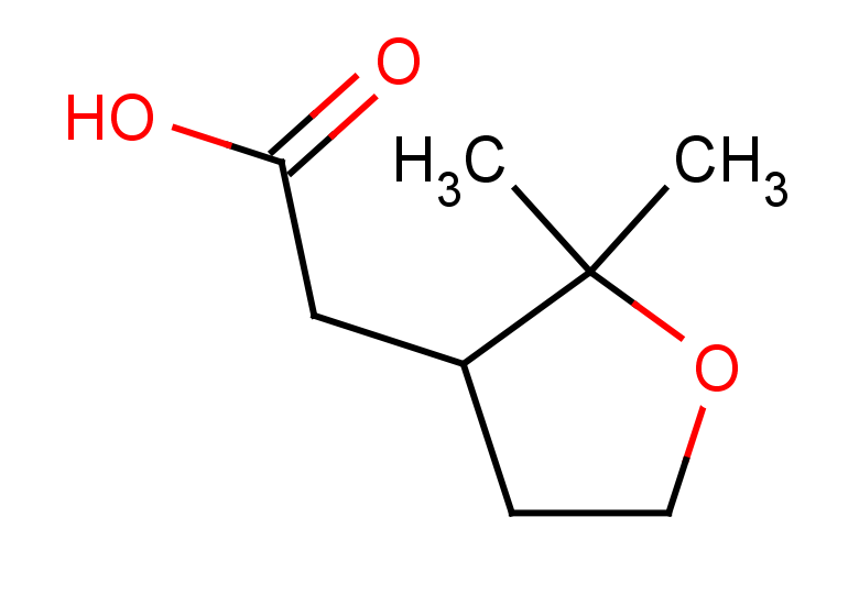 2-(2,2-dimethyloxolan-3-yl)acetic acid
