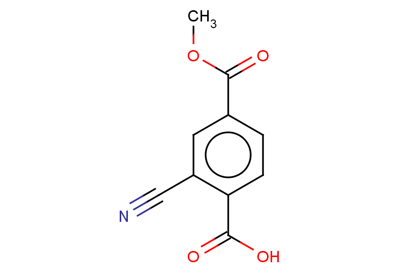 2-cyano-4-(methoxycarbonyl)benzoic acid