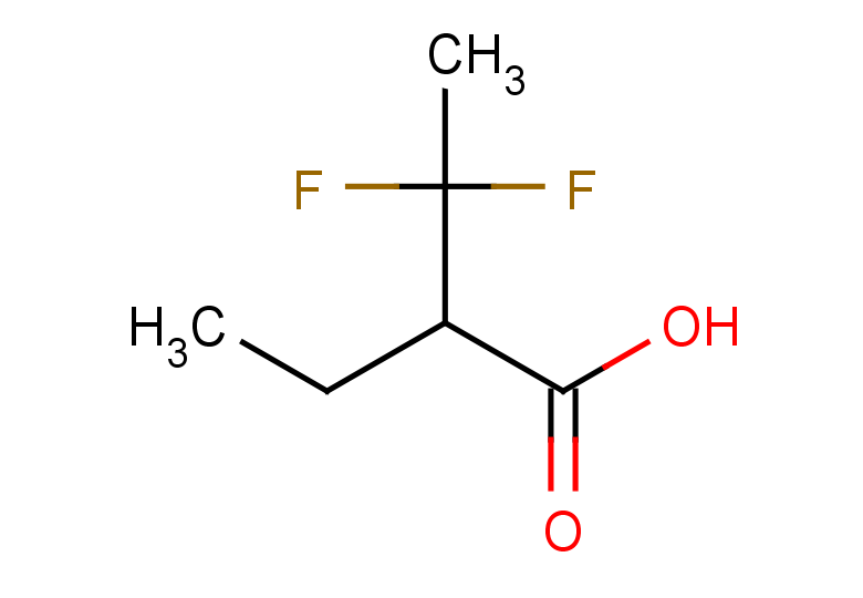 2-ethyl-3,3-difluorobutanoic acid