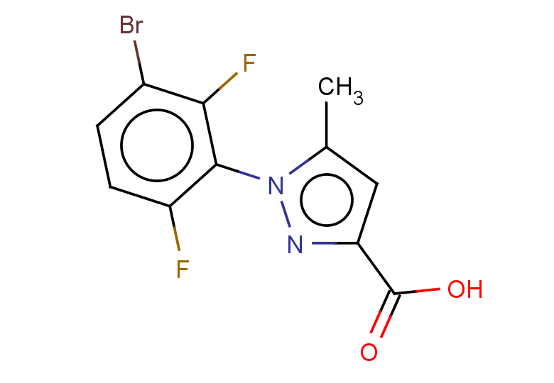 1-(3-bromo-2,6-difluorophenyl)-5-methyl-1H-pyrazole-3-carboxylic acid