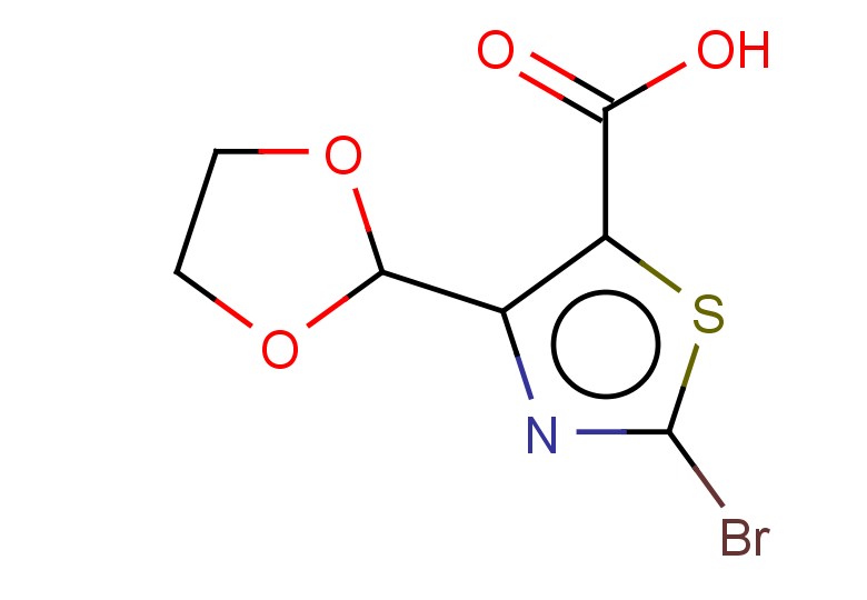 2-bromo-4-(1,3-dioxolan-2-yl)-1,3-thiazole-5-carboxylic acid