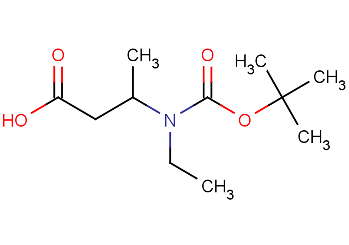 3-{[(tert-butoxy)carbonyl](ethyl)amino}butanoic acid