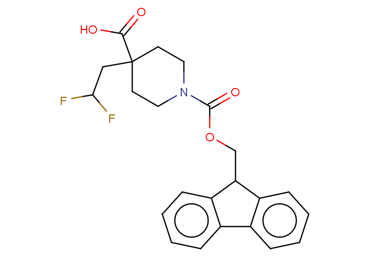 4-(2,2-difluoroethyl)-1-{[(9H-fluoren-9-yl)methoxy]carbonyl}piperidine-4-carboxylic acid