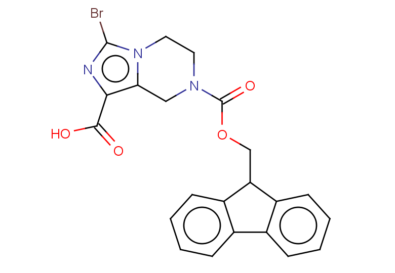 3-bromo-7-{[(9H-fluoren-9-yl)methoxy]carbonyl}-5H,6H,7H,8H-imidazo[1,5-a]pyrazine-1-carboxylic acid