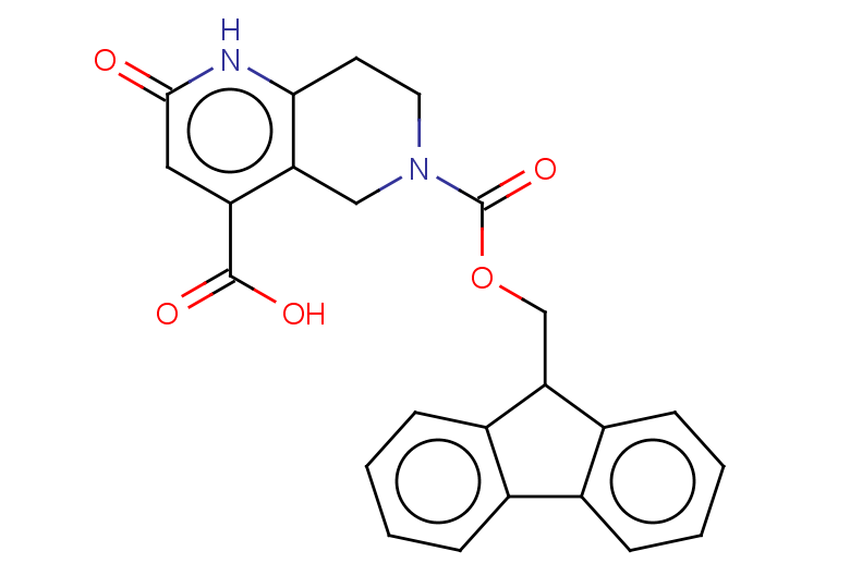 6-{[(9H-fluoren-9-yl)methoxy]carbonyl}-2-oxo-1,2,5,6,7,8-hexahydro-1,6-naphthyridine-4-carboxylic acid