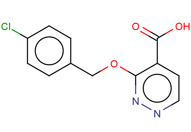 3-[(4-chlorophenyl)methoxy]pyridazine-4-carboxylic acid