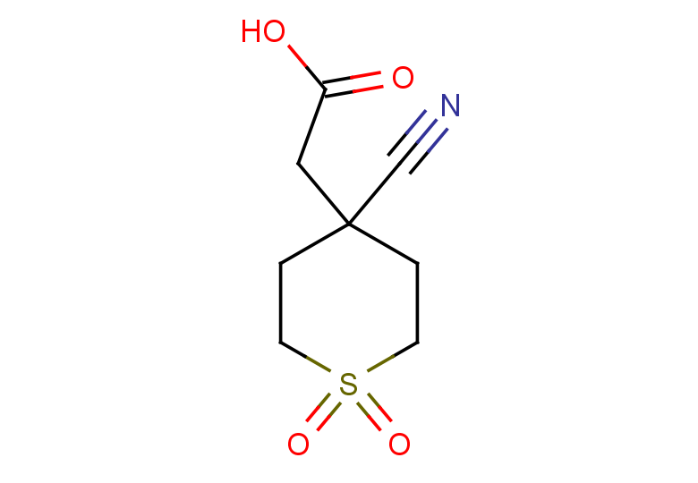 2-(4-cyano-1,1-dioxo-1lambda6-thian-4-yl)acetic acid