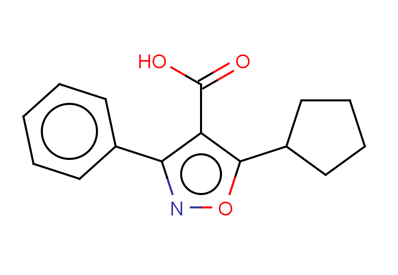 5-cyclopentyl-3-phenyl-1,2-oxazole-4-carboxylic acid