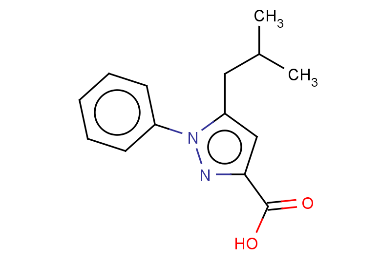 5-(2-methylpropyl)-1-phenyl-1H-pyrazole-3-carboxylic acid