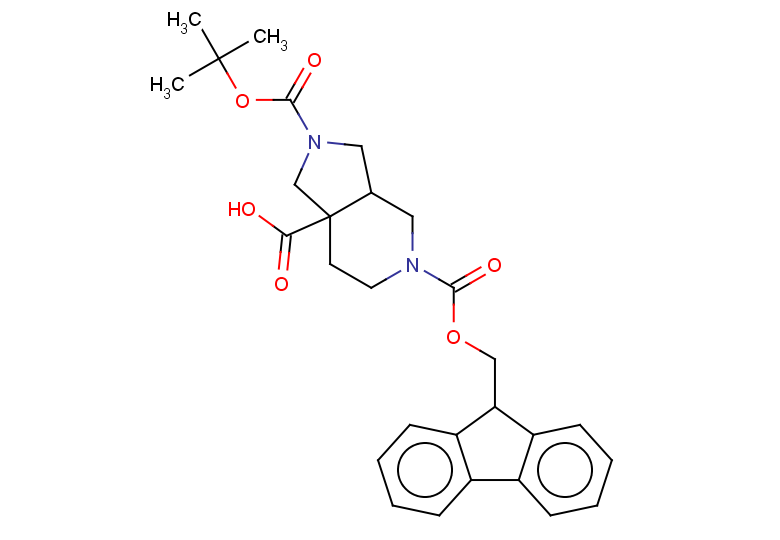 2-[(tert-butoxy)carbonyl]-5-{[(9H-fluoren-9-yl)methoxy]carbonyl}-octahydro-1H-pyrrolo[3,4-c]pyridine-7a-carboxylic acid