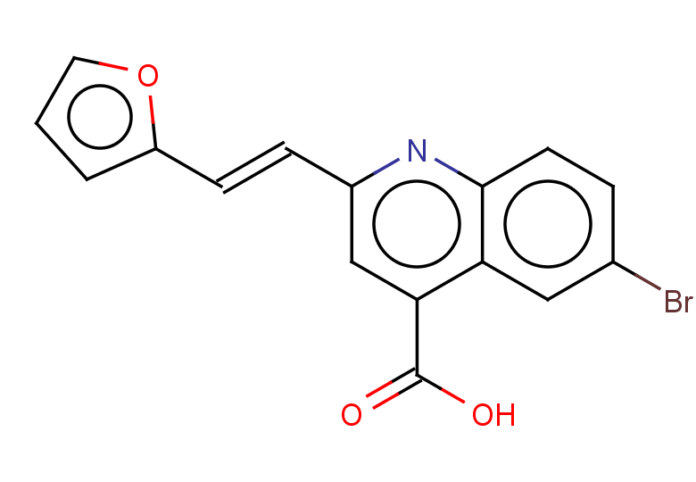 6-bromo-2-[(1E)-2-(furan-2-yl)ethenyl]quinoline-4-carboxylic acid