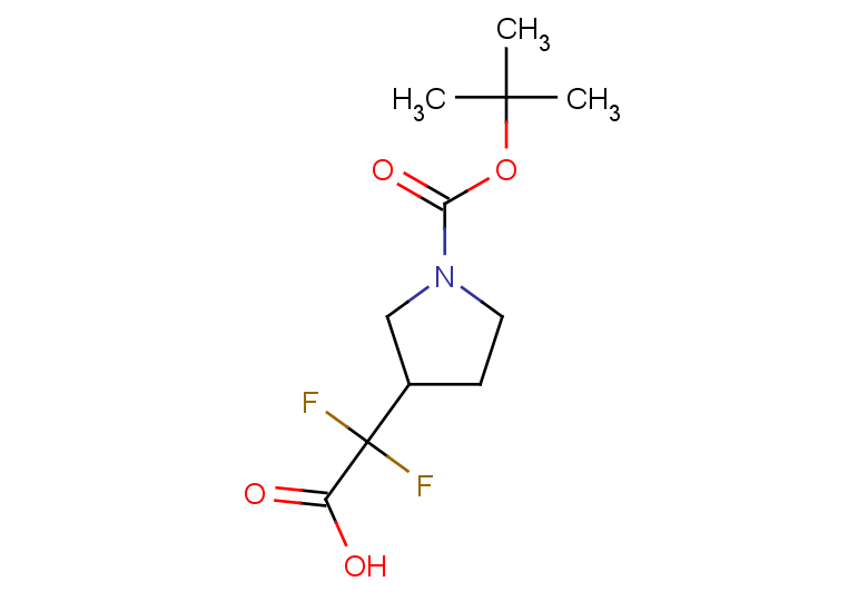 2-{1-[(tert-butoxy)carbonyl]pyrrolidin-3-yl}-2,2-difluoroacetic acid