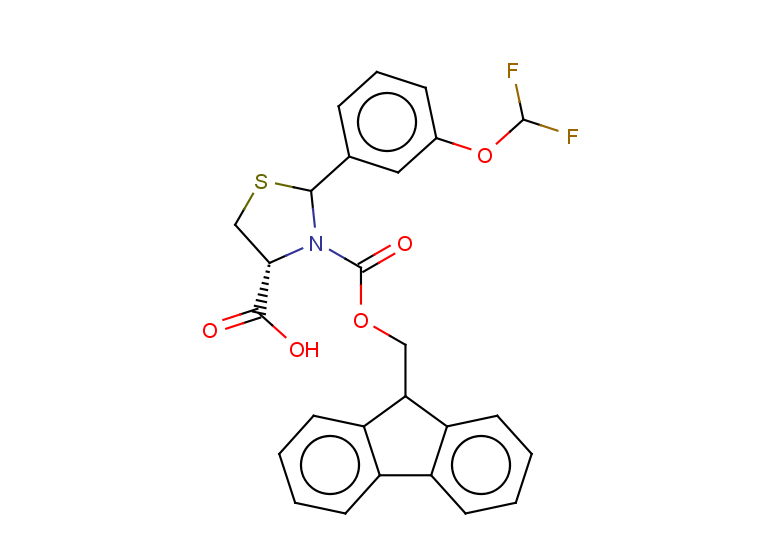 (4R)-2-[3-(difluoromethoxy)phenyl]-3-{[(9H-fluoren-9-yl)methoxy]carbonyl}-1,3-thiazolidine-4-carboxylic acid
