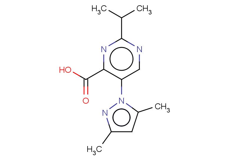 5-(3,5-dimethyl-1H-pyrazol-1-yl)-2-(propan-2-yl)pyrimidine-4-carboxylic acid