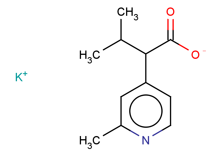 potassium 3-methyl-2-(2-methylpyridin-4-yl)butanoate