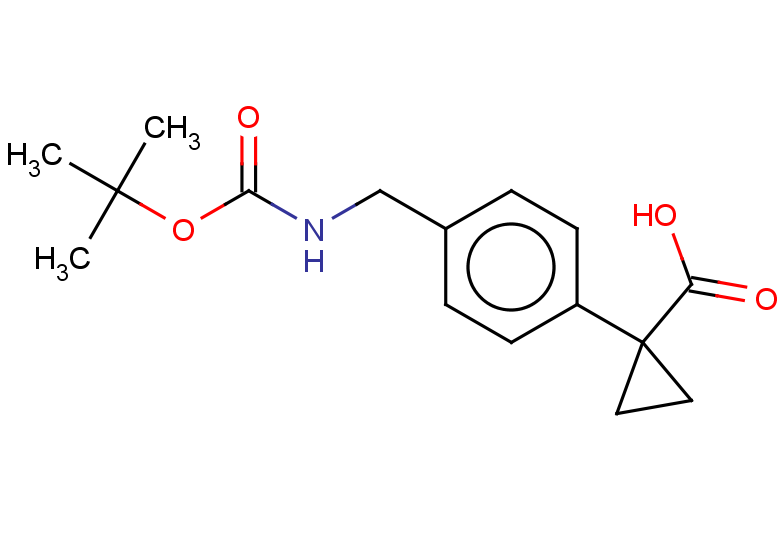 1-[4-({[(tert-butoxy)carbonyl]amino}methyl)phenyl]cyclopropane-1-carboxylic acid