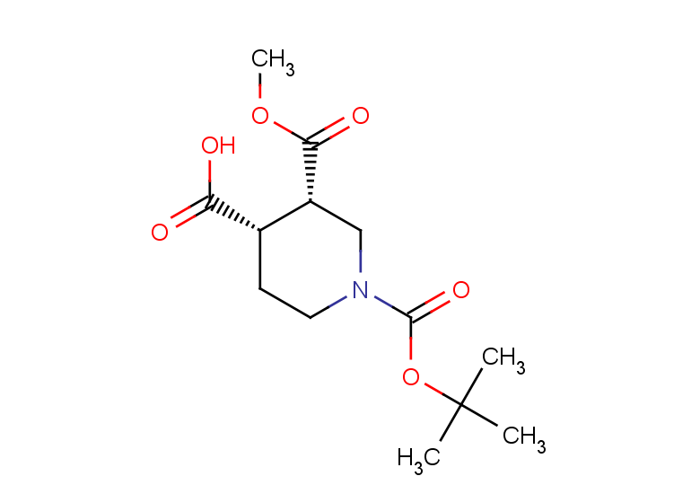 rac-(3R,4R)-1-[(tert-butoxy)carbonyl]-3-(methoxycarbonyl)piperidine-4-carboxylic acid, cis