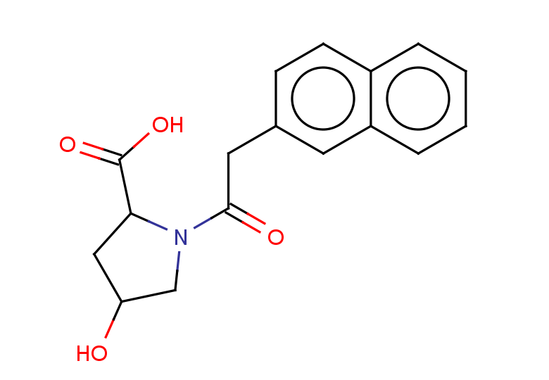 4-hydroxy-1-[2-(naphthalen-2-yl)acetyl]pyrrolidine-2-carboxylic acid