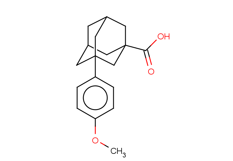 3-(4-methoxyphenyl)adamantane-1-carboxylic acid