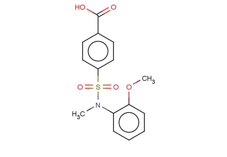 4-[(2-methoxyphenyl)(methyl)sulfamoyl]benzoic acid