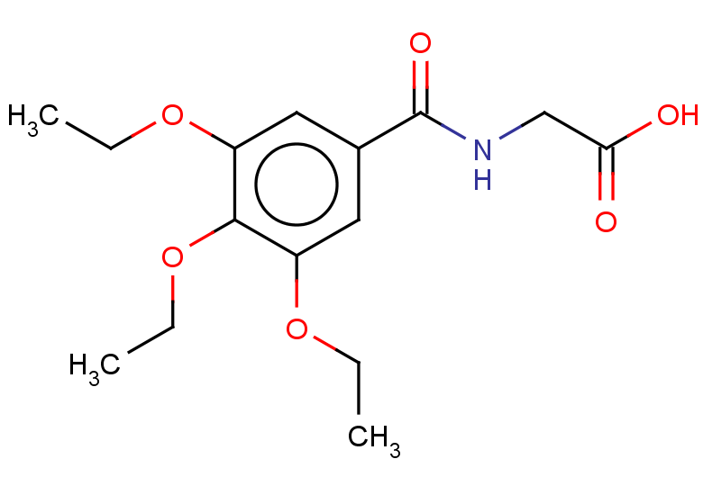 2-[(3,4,5-triethoxyphenyl)formamido]acetic acid