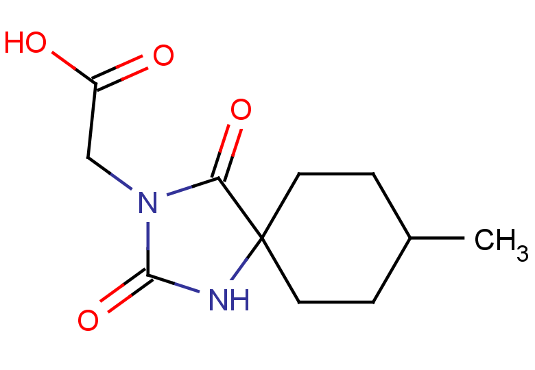 2-{8-methyl-2,4-dioxo-1,3-diazaspiro[4.5]decan-3-yl}acetic acid