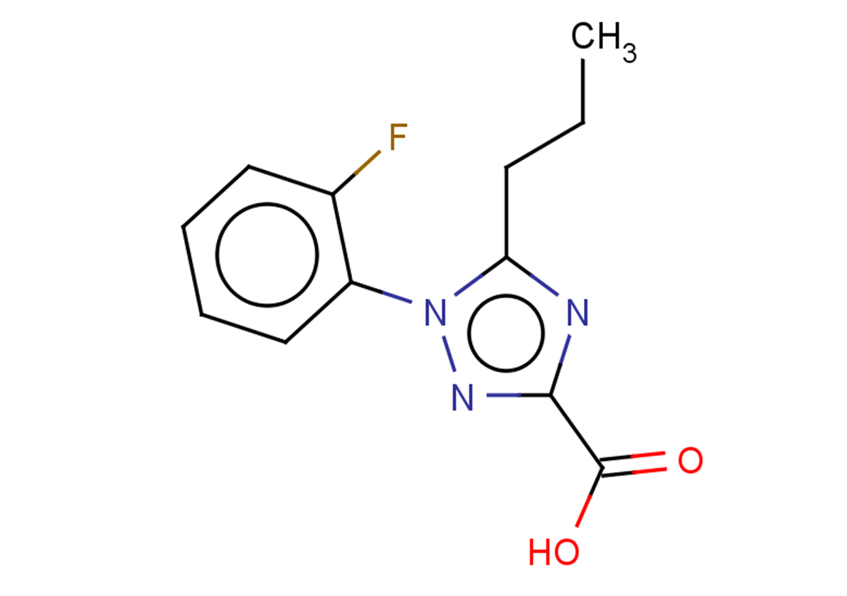 1-(2-fluorophenyl)-5-propyl-1H-1,2,4-triazole-3-carboxylic acid